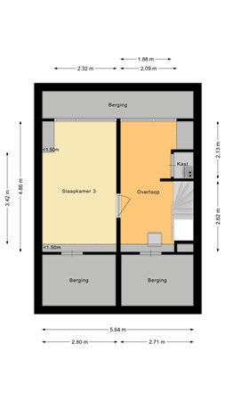 Floorplan - Populierenhof 26, 2411 TA Bodegraven